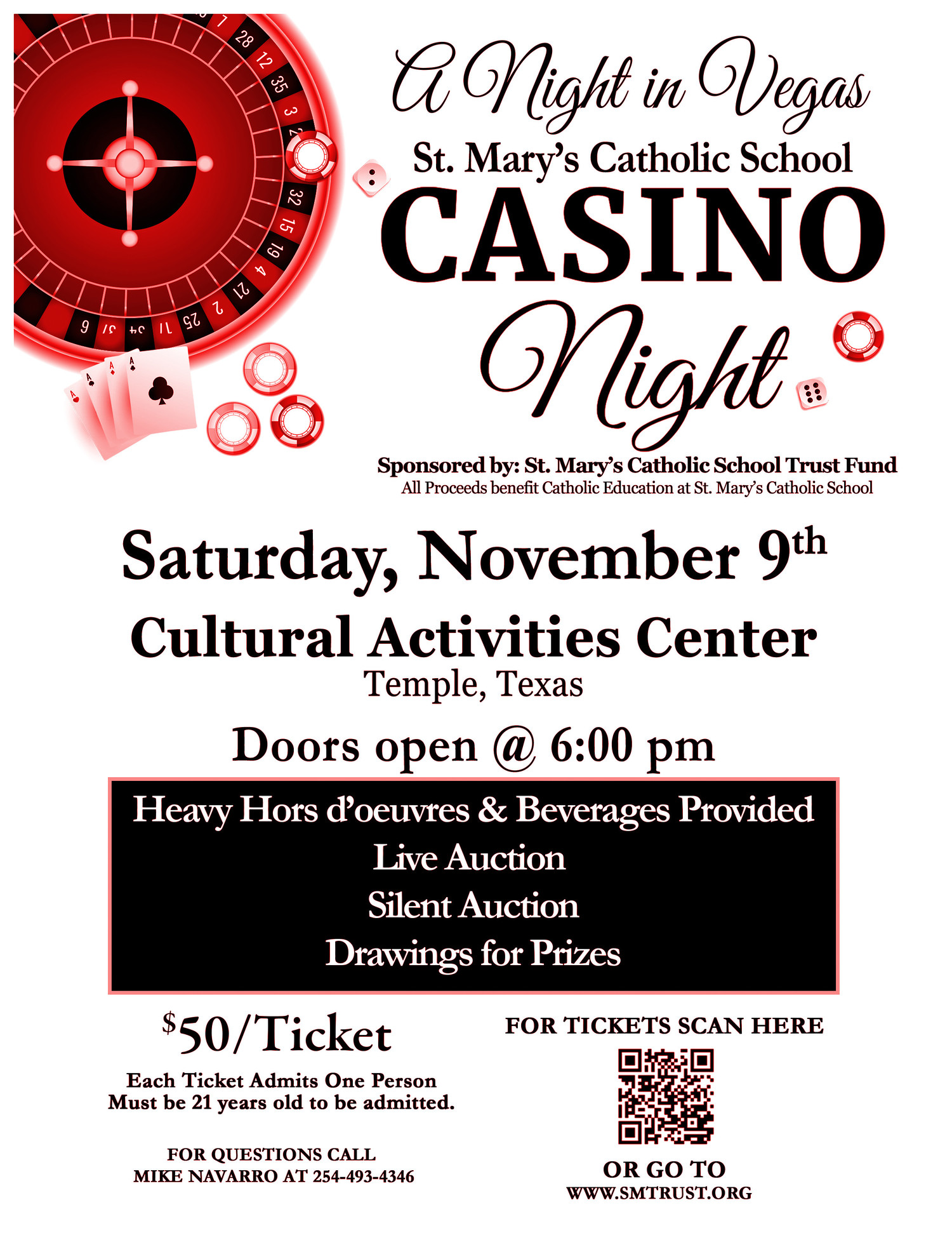 Casino Night Flyer