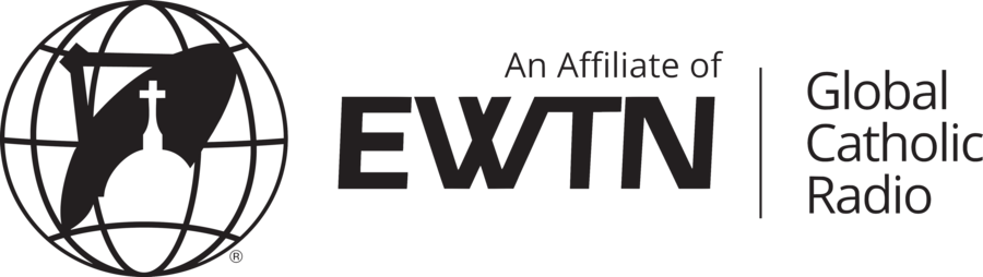 Ewtn Radio Affiliate Logo Horizontal Black