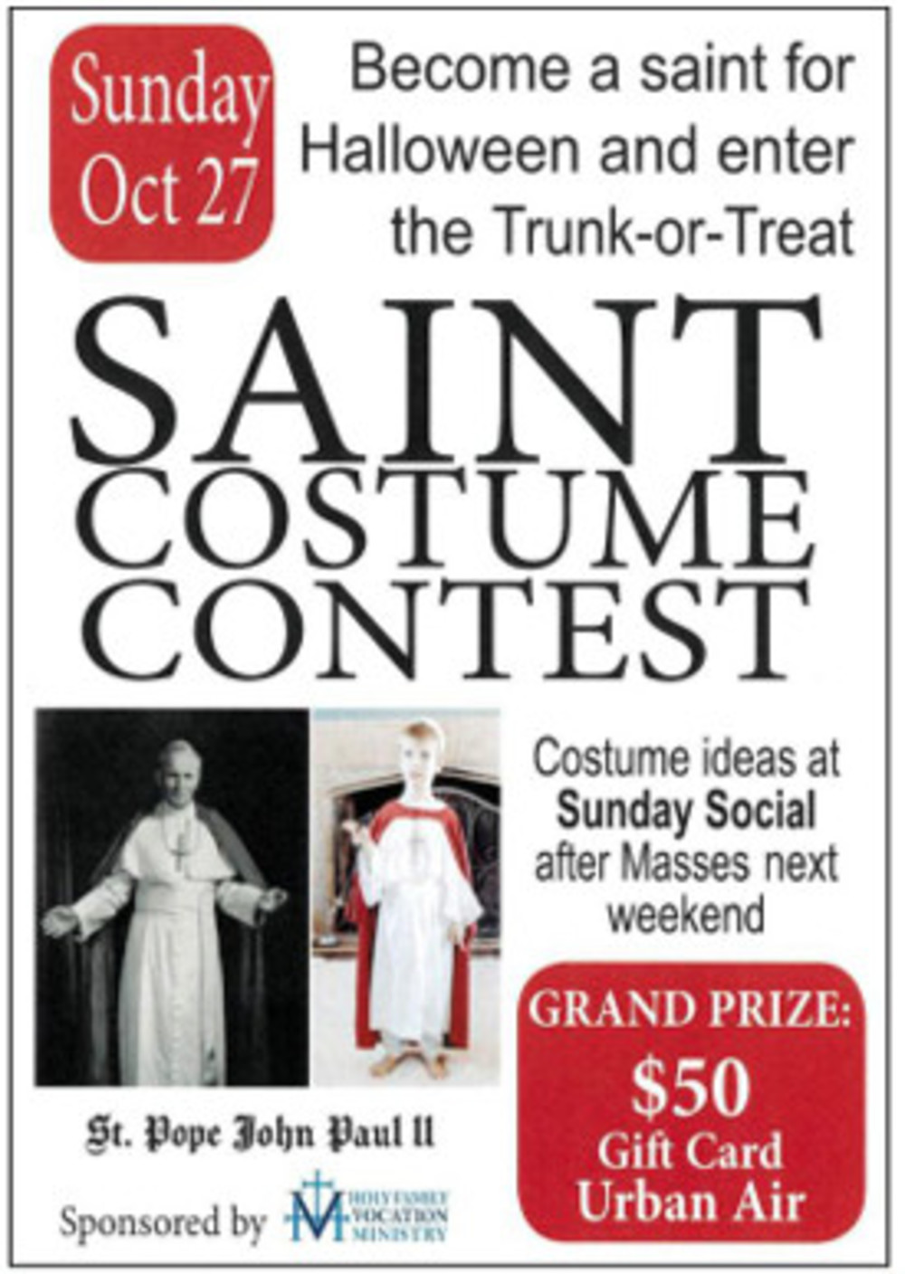 Saint Costum Contest