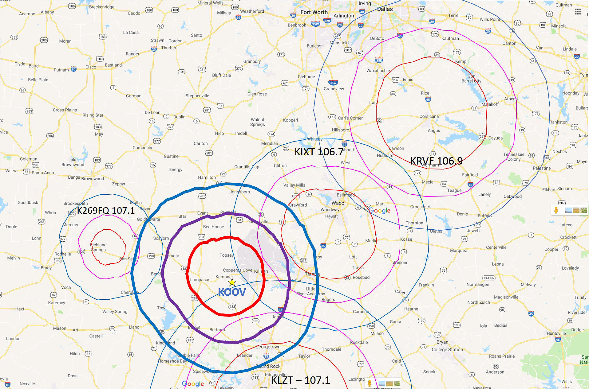 Signal Rings On G Maps