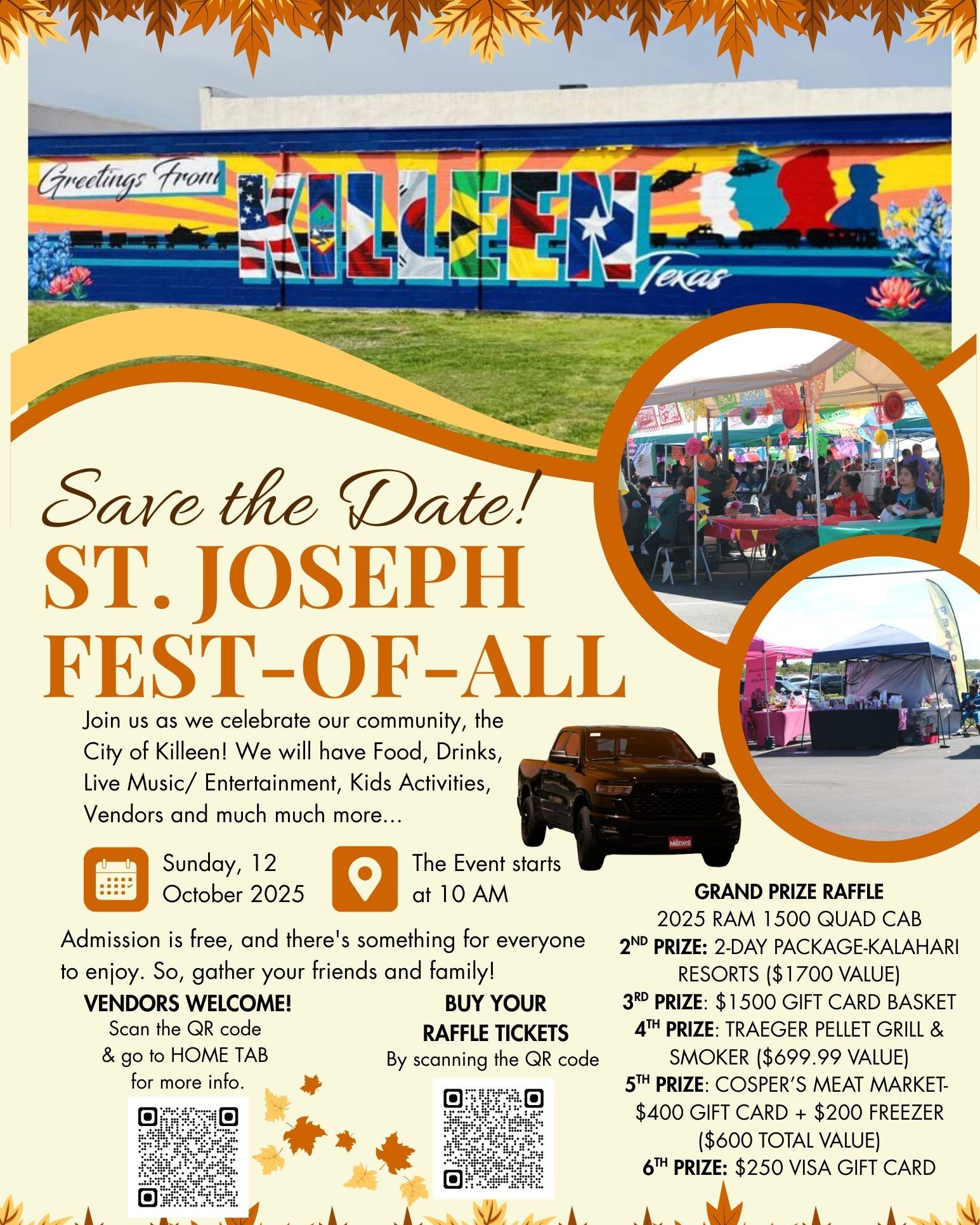St Joe Fest Of All 2025 Flier