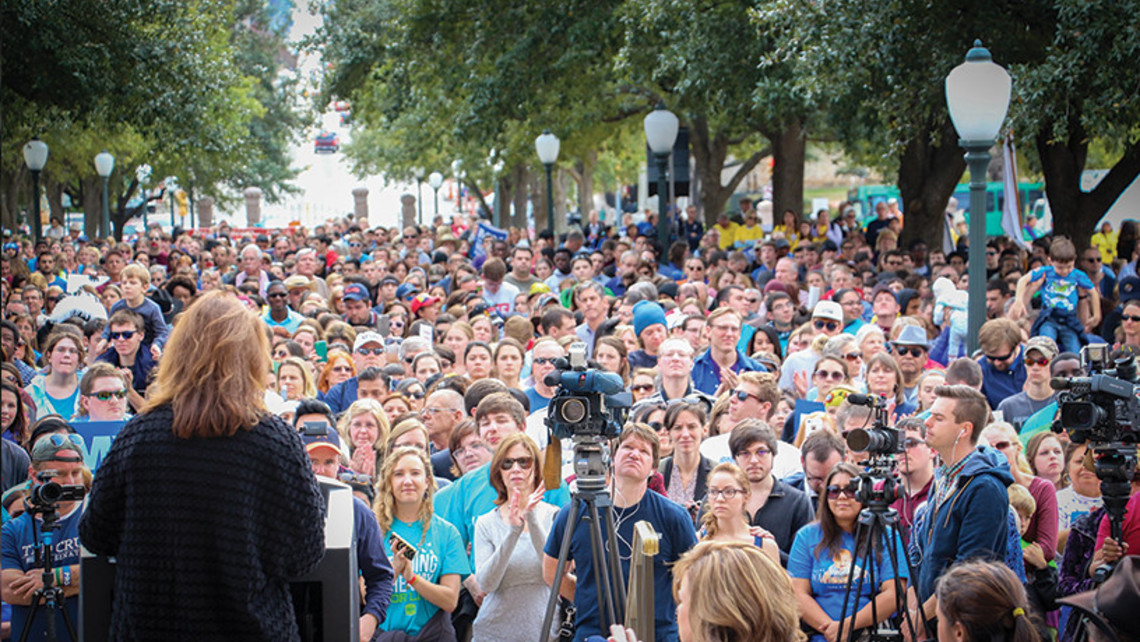 Cecilia Abbott Crowd