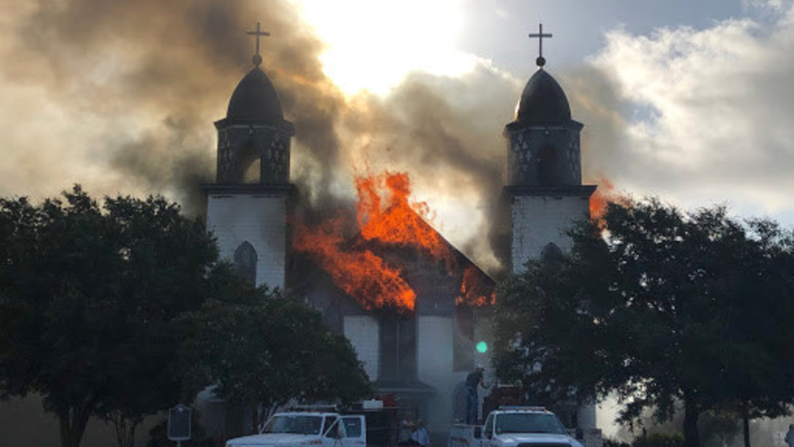 Church Of The Visitation Fire